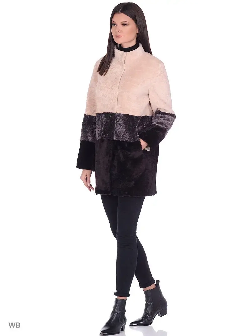 Шуба женская натуральная овчина Турция