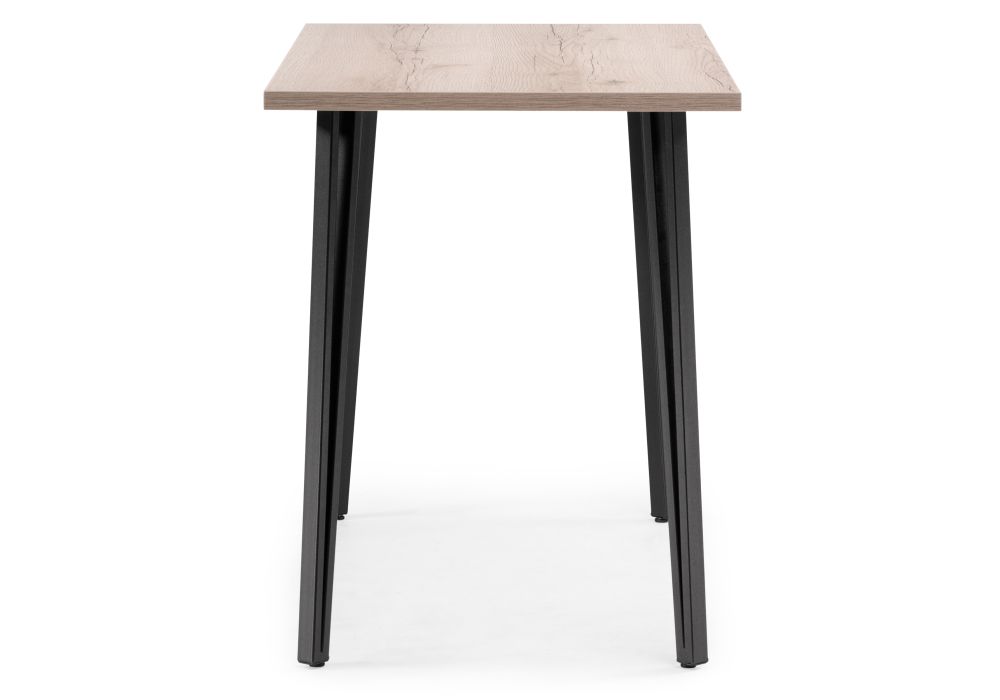 Стол Денвер Лофт 120х60х75 25 мм дуб светлый делано / черный матовый