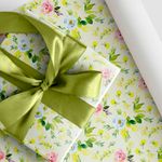 Упаковочная бумага (0,7*1 м) Цветущая мелисса, 1 шт.