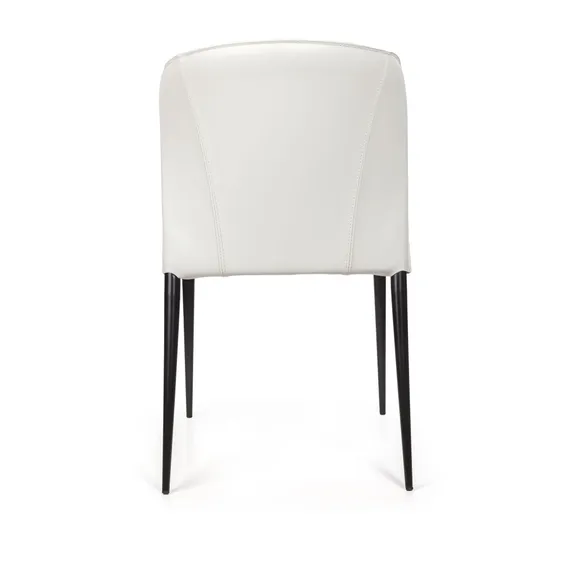 Стул Albert белая кожа