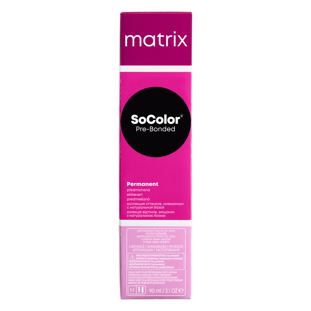 Matrix SoColor Pre-Bonded 6BR темный блондин коричнево-красный перманентный краситель, 90 мл  Основная коллекция