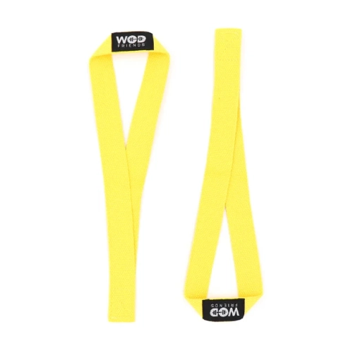 Лямки, ремни для становой тяги WOD Friends Weight Lifting Straps (Желтые)