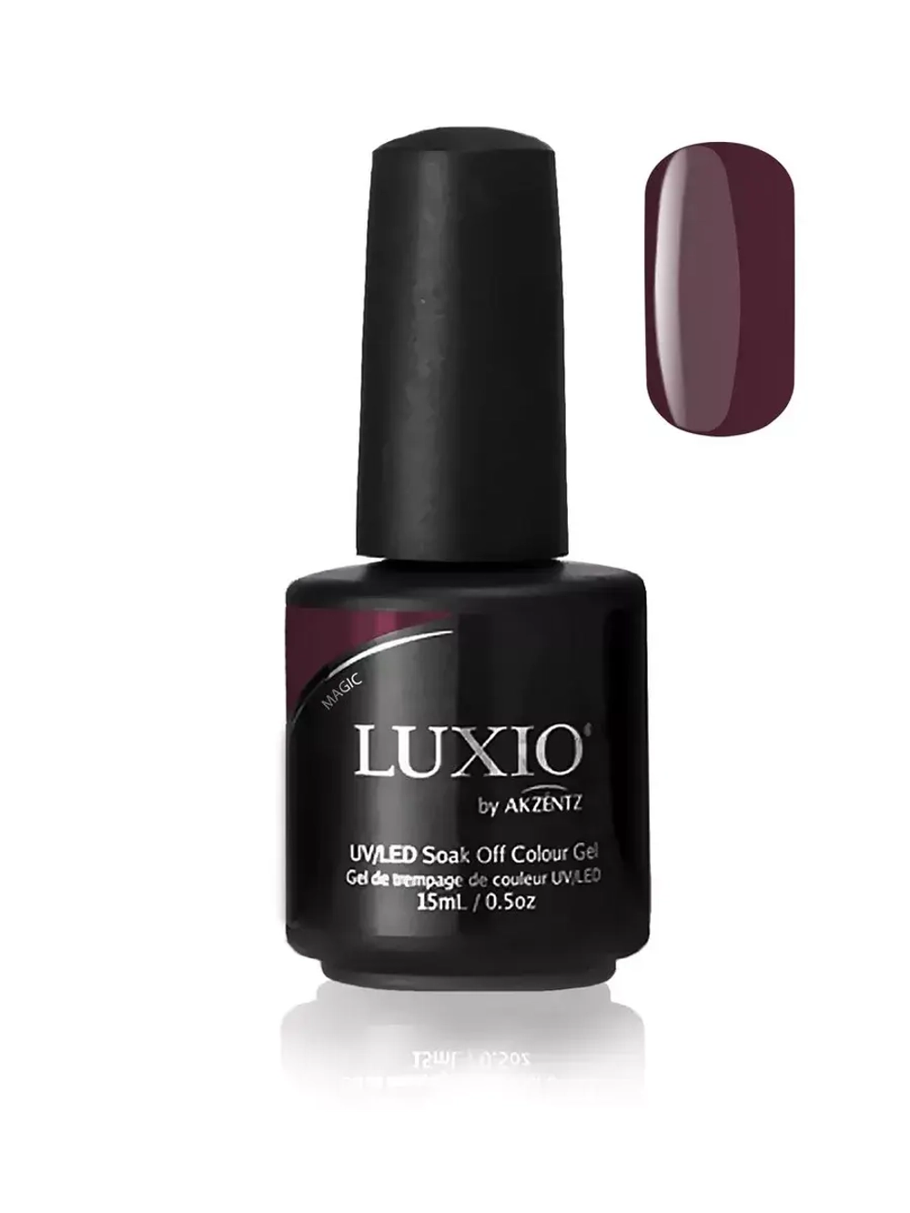 Гель лак Luxio Magic для ногтей 15 мл баклажановый