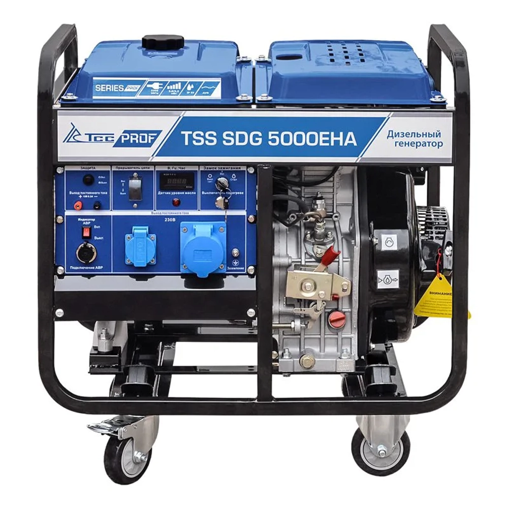 ТСС SDG 5000EHA дизель генератор с блоком АВР ТСС С 9000D/230 077012/190033