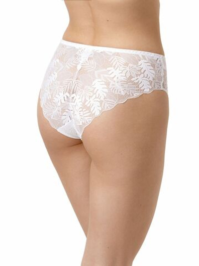 Женские трусики-слипы с кружевом (Размер: 52) (Цвет: белый)