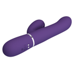 Фиолетовый вибратор-кролик Mariana - 22,6 см.