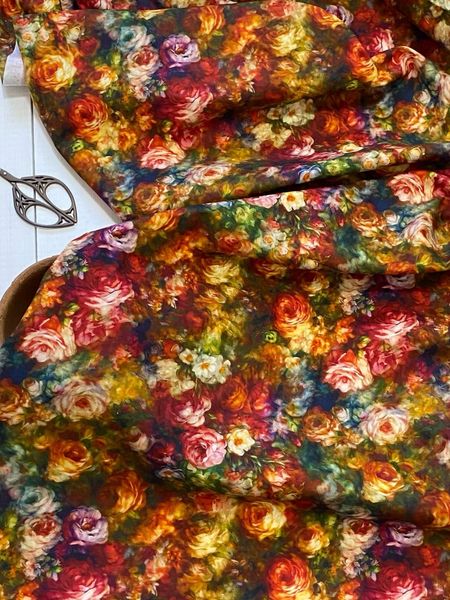 GUSTAV FLOWERS  100% хлопок Handmade Fabrics 3