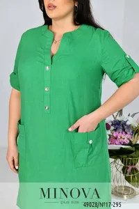 Платье 17-295-зеленый Minova