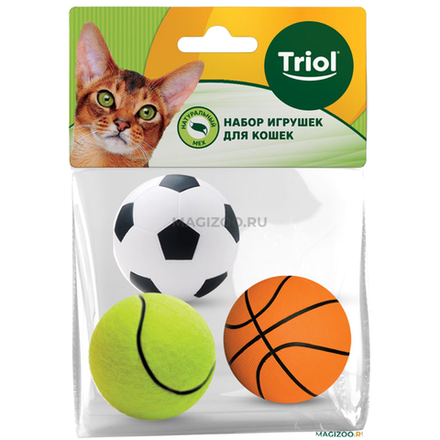 Игрушка для кошек Triol Три мяча