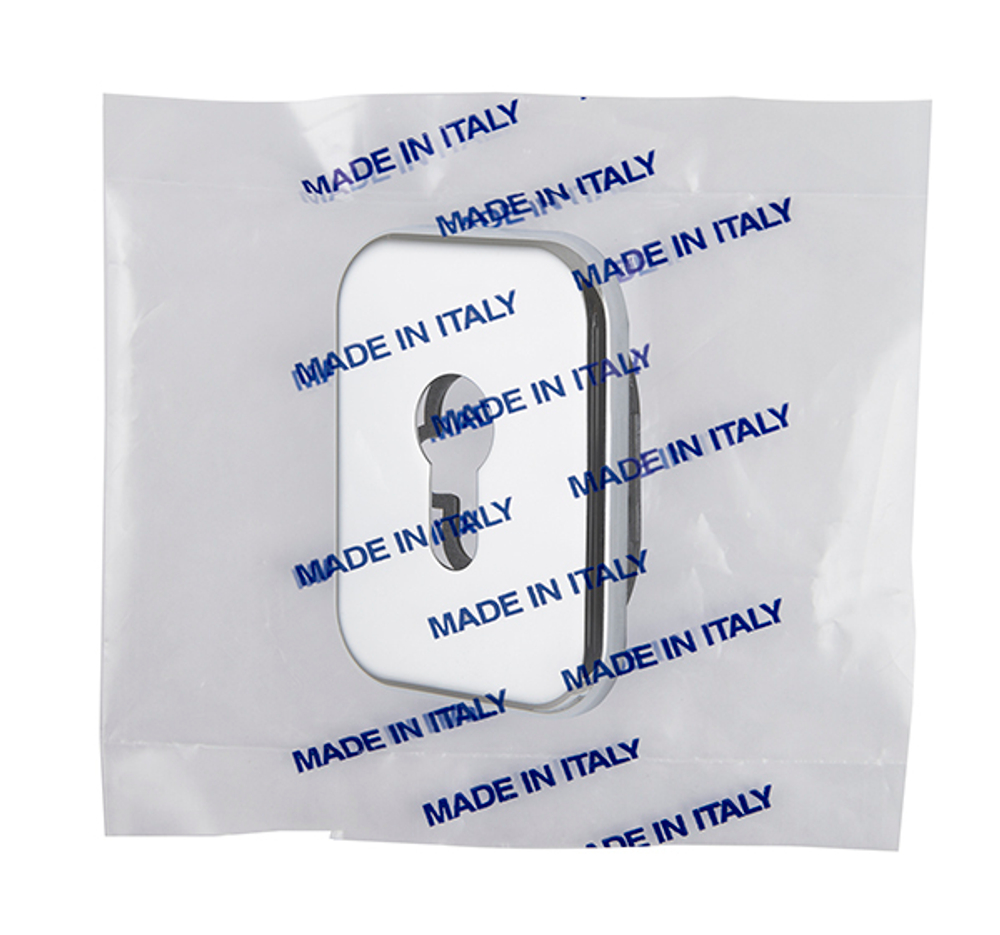 Декоративная Квадратная накладка на цилиндр ET-DEC SQ (ATC Protector 1) CP-8 Хром