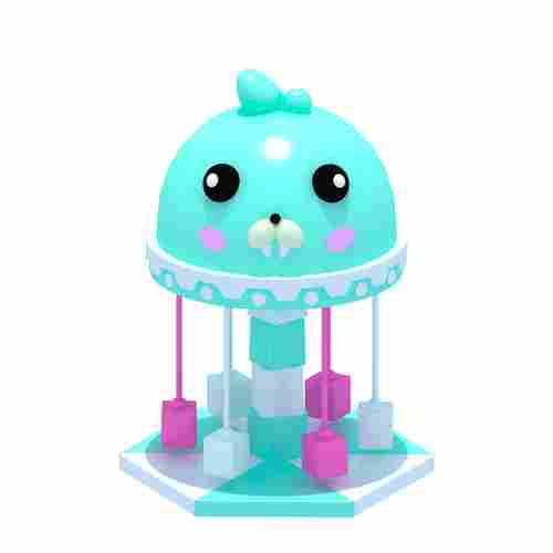 Детский аттракцион 4kids Карусель «Моржонок» c электроприводом