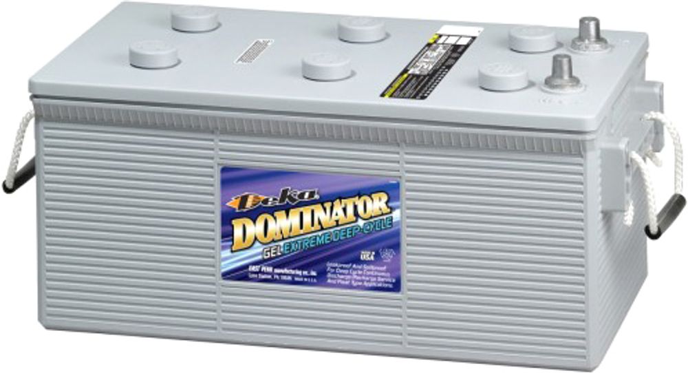 Аккумулятор тяговый Deka Dominator 8G4D 12В GEL 125а/ч, необслуживаемый