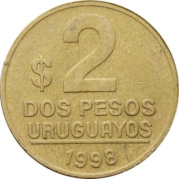 2 песо 1998 Уругвай
