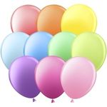 Шар (12"/30 см) Ассорти, пастель 100 шт.