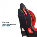 Детское автомоб. кресло Siger "Кокон ISOFIX" красный, 1-7 лет, 9-25 кг, группа 1/2, шт