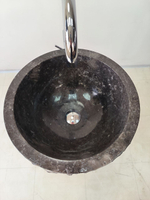 Раковина напольная из мрамора Pedestal Grey Marmo MN-65940 40х40х90 из натурального камня