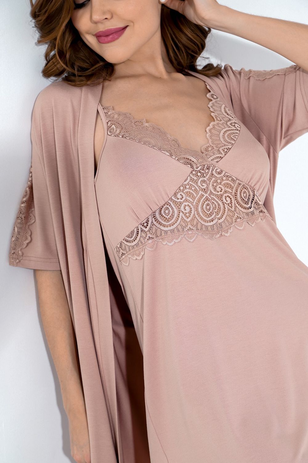 Халат Десерт-3 Виотекс БЕЖЕВЫЙ