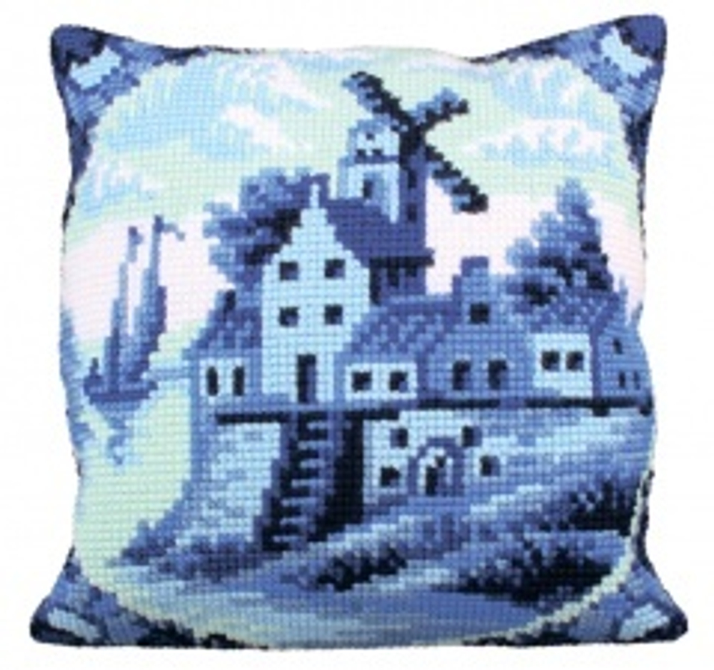 Размер дизайна: 40 * 40 см¶Размер страмина: 47 * 47 см¶Цвет: белый¶¶В состав набора входит:¶1. Страм