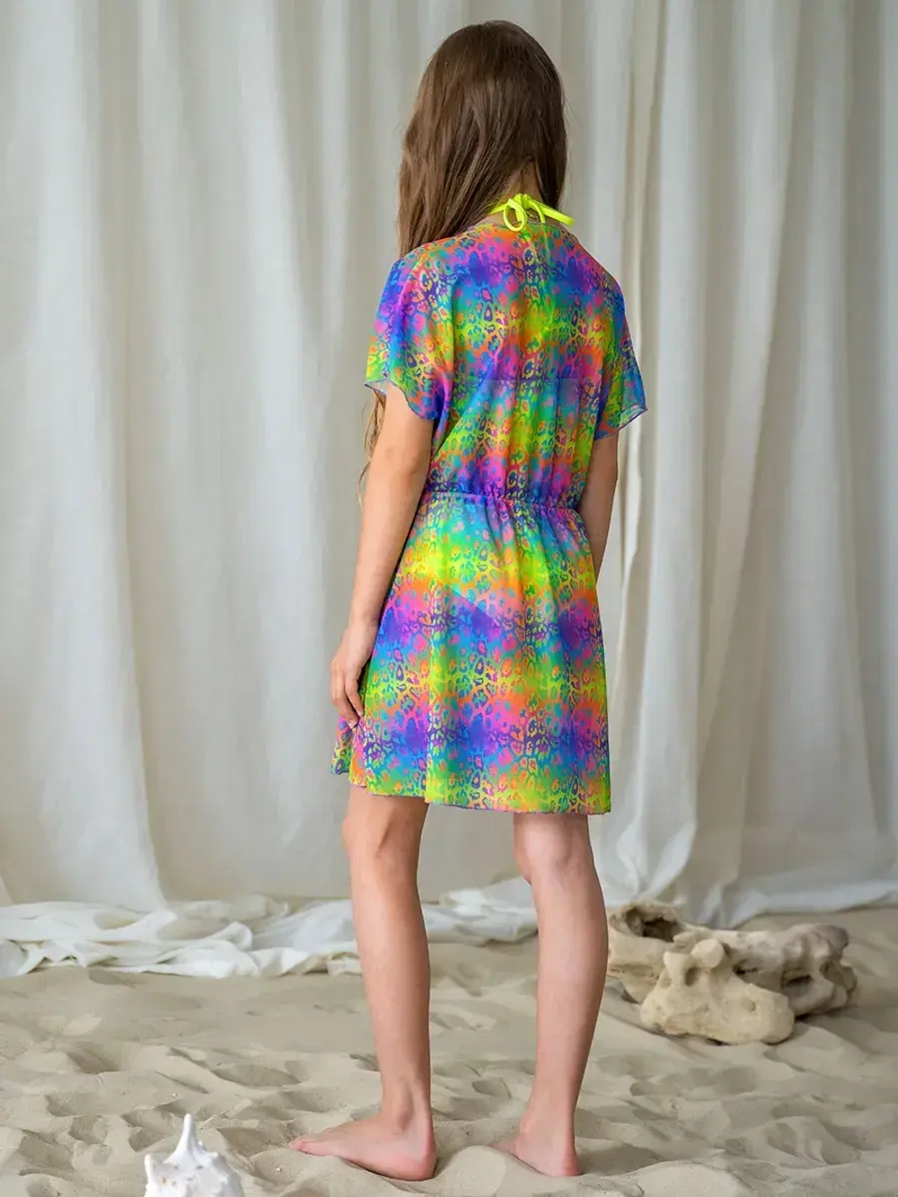 Туника летняя пляжная для девочки