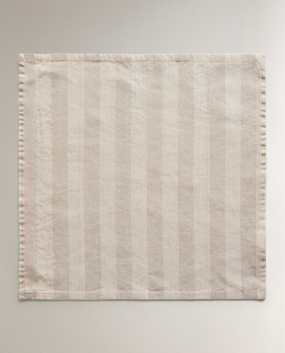 Zara Home столовая салфетка из смесовой ткани, узор в полоску, 45 45 см (комплект 2 шт.)