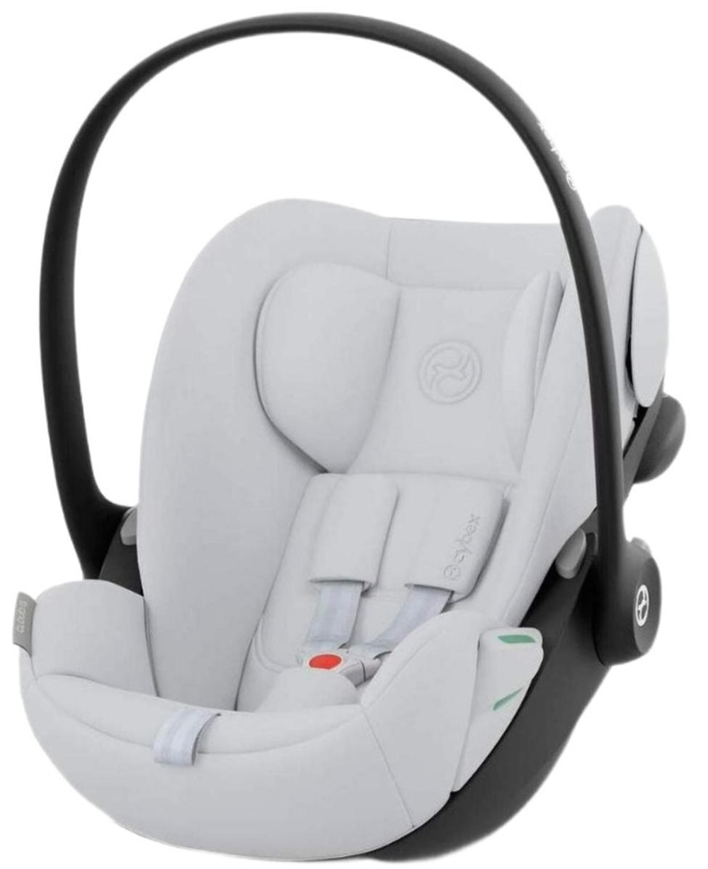 Коляска Cybex Priam IV Rosegold complete и автокресло Cloud G i-Size Fog Grey 3 в 1 Off White