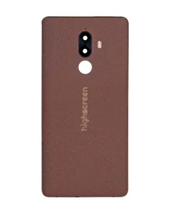 Задняя крышка для Highscreen Power Five Max 2 (Коричневая)