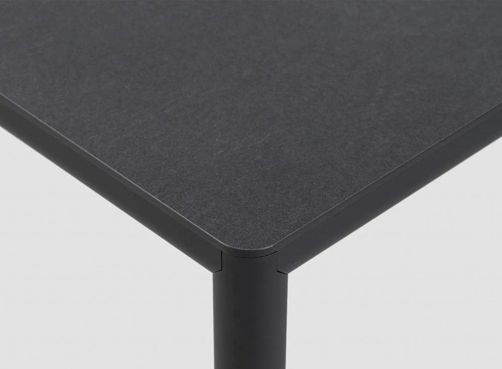 Стол обеденный ламинированный Nardi Piave 120х70, антрацит