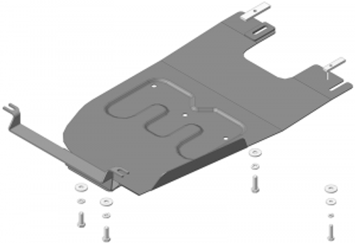 Защита КПП. 2 мм, Сталь. для Subaru Forester 2019-н.в., Subaru Outback 2021-н.в. MOTODOR.72202