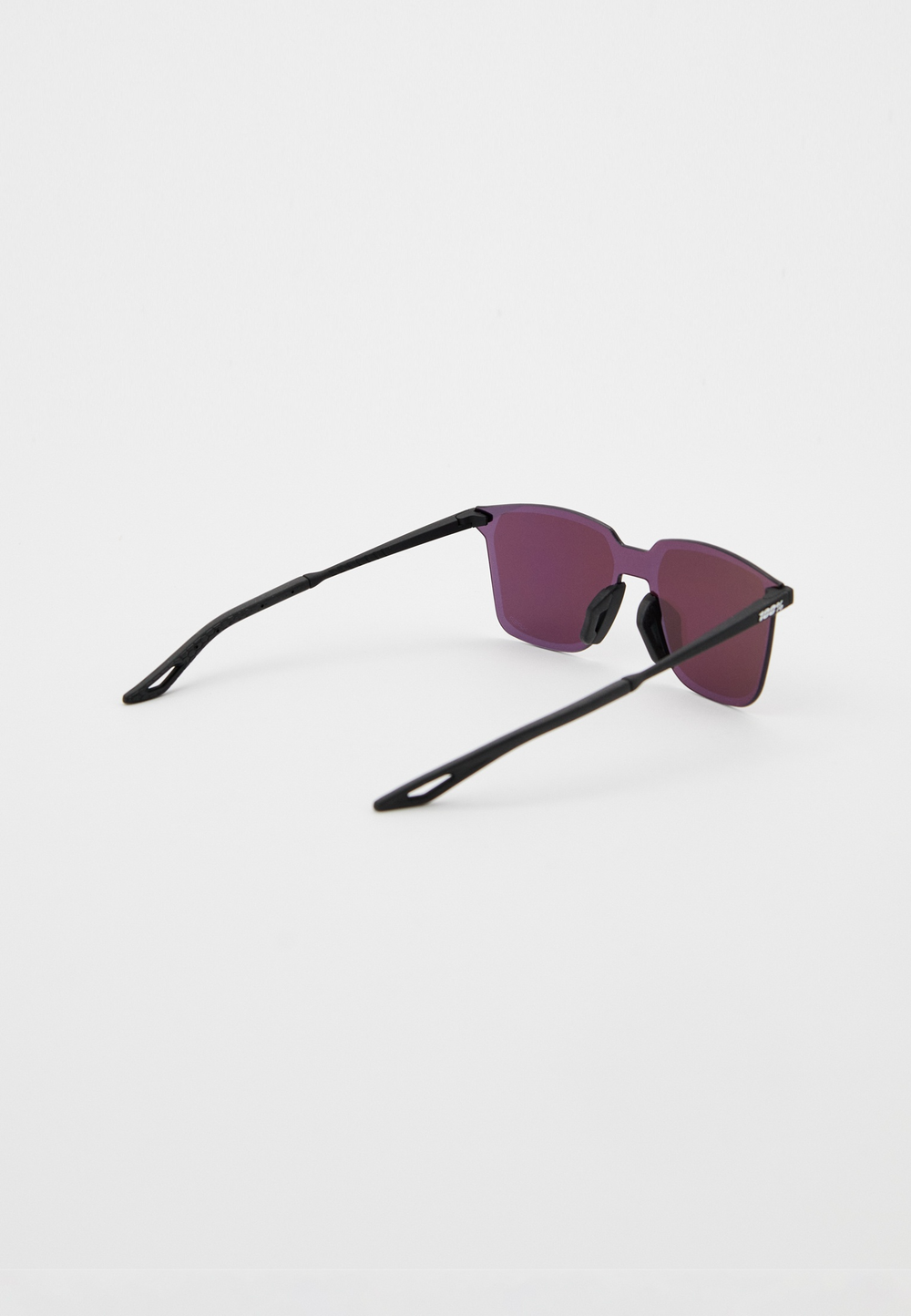 Спортивные очки 100% LEGERE SQUARE Soft Tact Black - HiPER Blue Mirror Lens