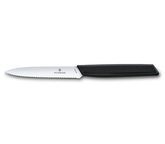 Кухонный нож Victorinox Мод. Swiss MODERN PARING SERRATED #6.9003.10W (10см)