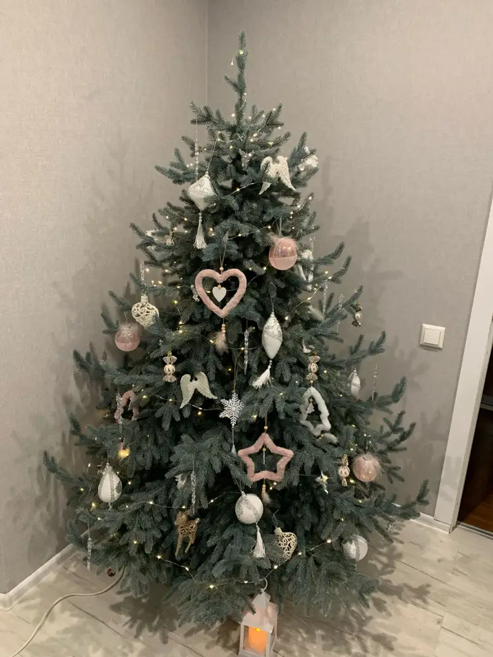 Ель Искусственная Царь елка Ель искусственная Раскидистая Премиум голубая 240 см