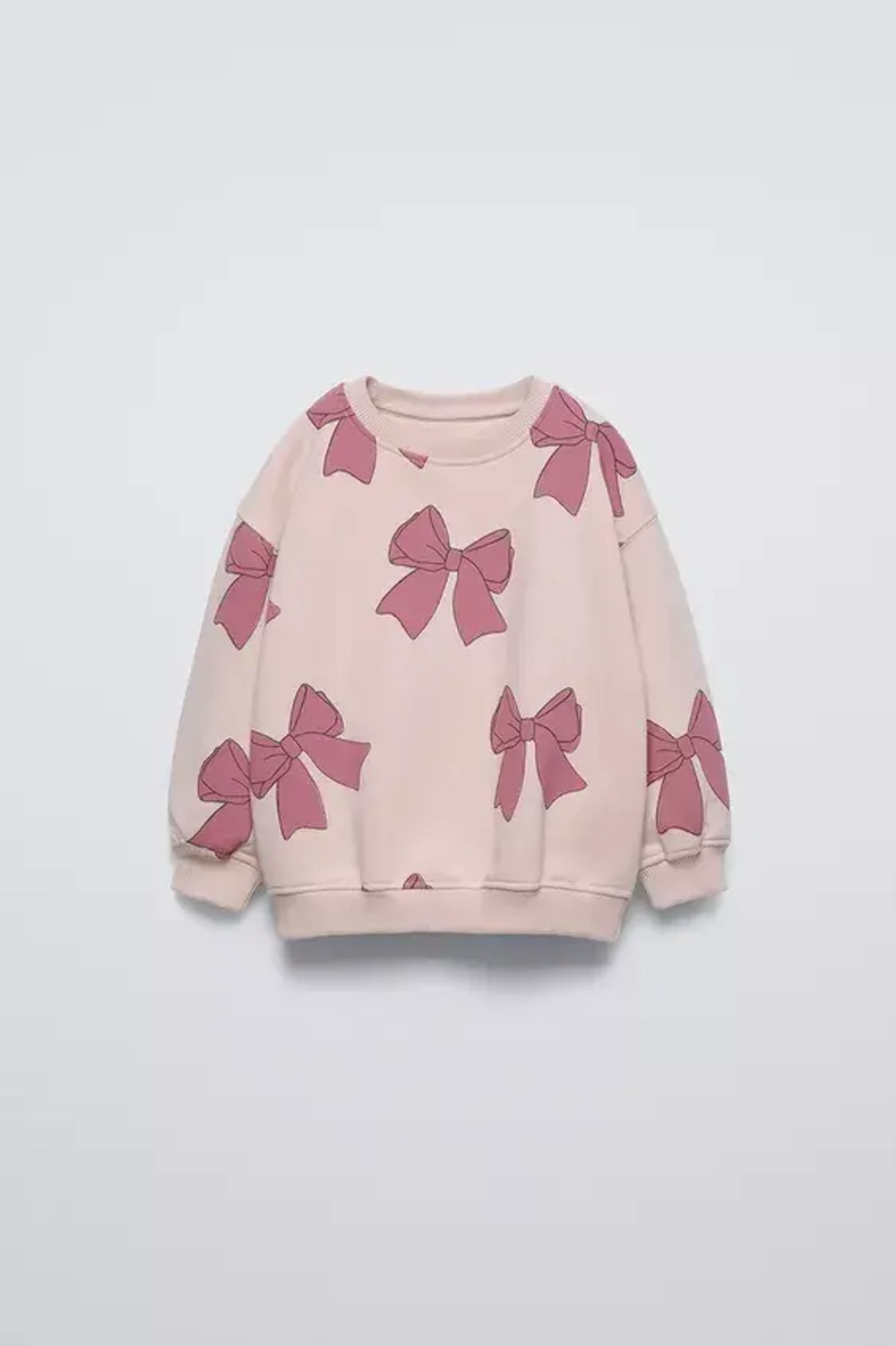 ZARA ХУДИ С ПРИНТОМ, ТЕЛЕСНО-РОЗОВЫЙ