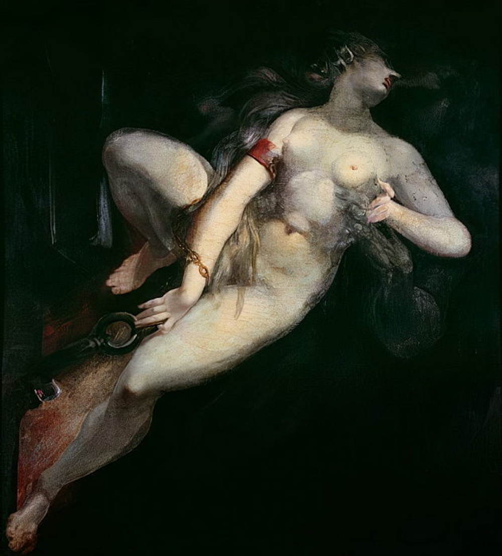 Henry Fuseli - эротическое искусство художника Генри Фузели. 16+