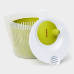 Центрифуга для сушки зелени Доляна Fresh cook, 2 л, пластик, цвет белый/зелёный