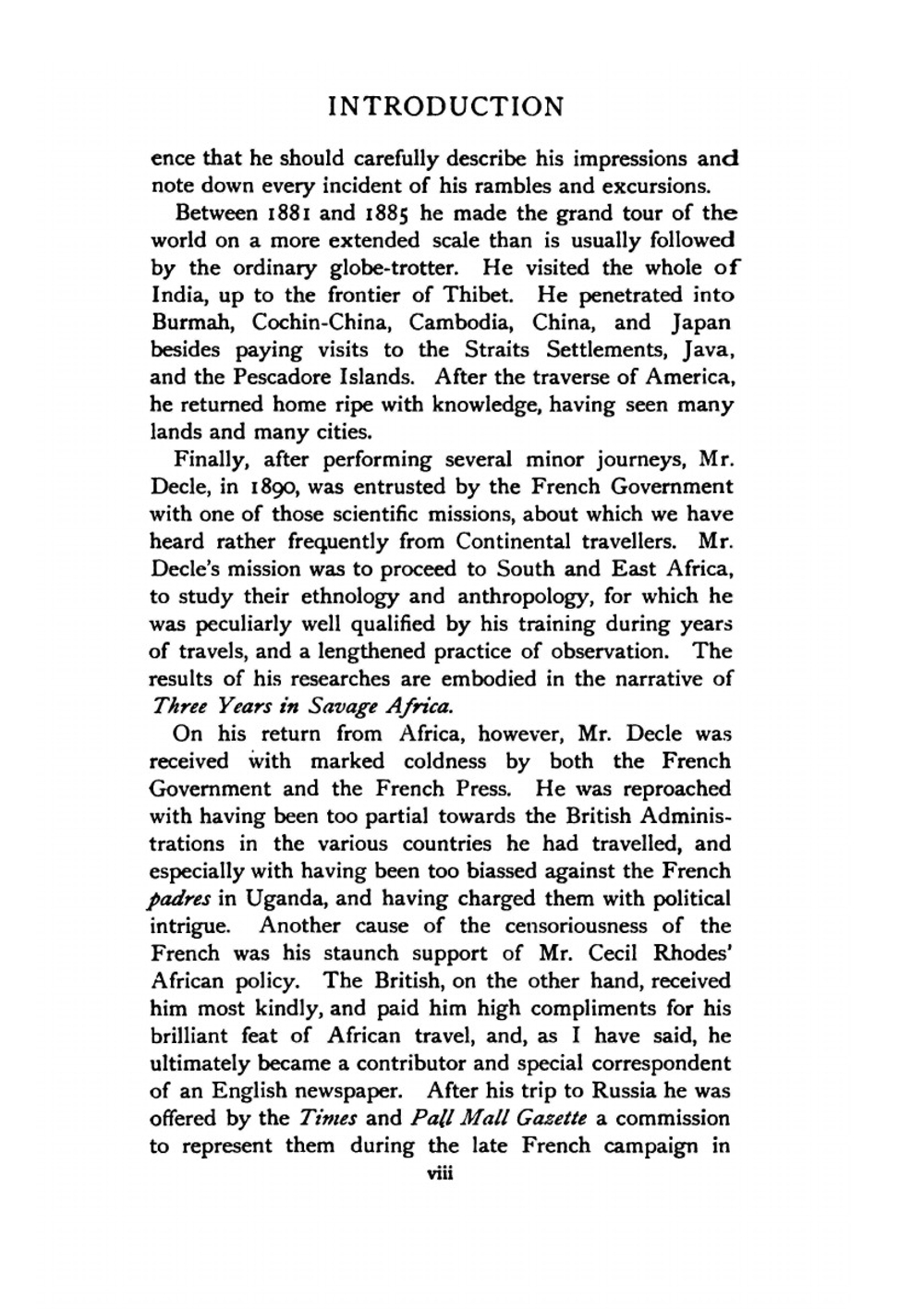 Three Years in Savage Africa | Lionel Decle