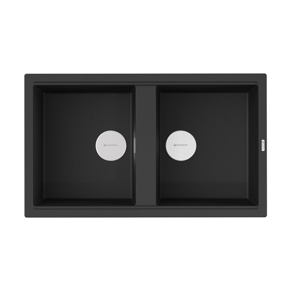 кухонная мойка Omoikiri Kitagawa 86-2-GB Artceramic/графит