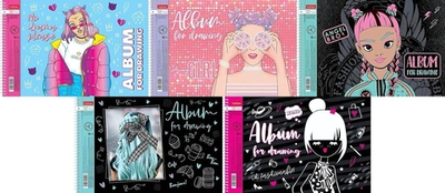 Альбом для рисования А4ф 32л. перфорация на отрыв, спираль "BLUEsupercar" (Хатбер)