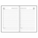 Ежедневник недатированный Staff А6 160 л. обложка бумвинил, бордовый