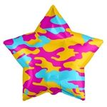Шар (21"/53 см) Звезда, Камуфляж, Яркий 1 шт.