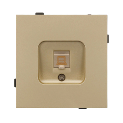 Механизм компьютерной розетки SCT-TENDO-MPC1-SFPL-GD (RJ-45, CAT6) (Arlight, -) 054592