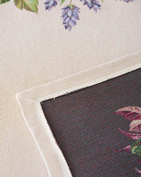 Скатерть 140х240см Mix&Match Home Розовое утро бежевая