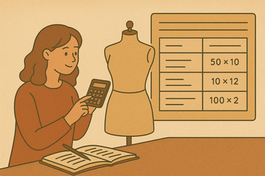 🧵 Как правильно рассчитать себестоимость партии одежды: таблица, формула и примеры