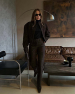 Брюки из натуральной замши