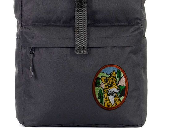 Нашивка термоаппликация на одежду и на рюкзак. Mr Fox, Лиса