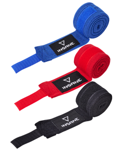 Бинт боксерский COBRA, хлопок/нейлон, черный, 3,5 м