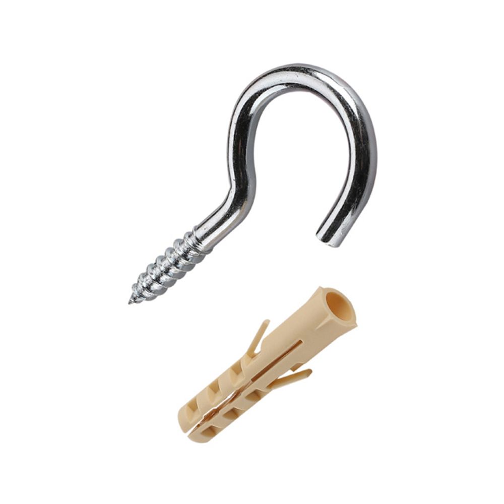 Шуруп-полукольцо с дюбелем