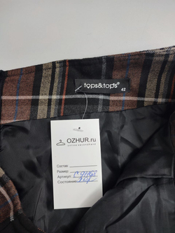 Юбка Tops&Tops в клетку 42 размер