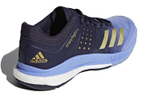 Adidas Crazyflight Comfortable Slip Resistant Abrasion Resistant Low top Running Shoes Men"s Azure Blue