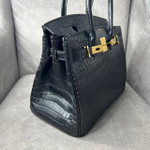 Сумка Hermes из кожи крокодила 25 см