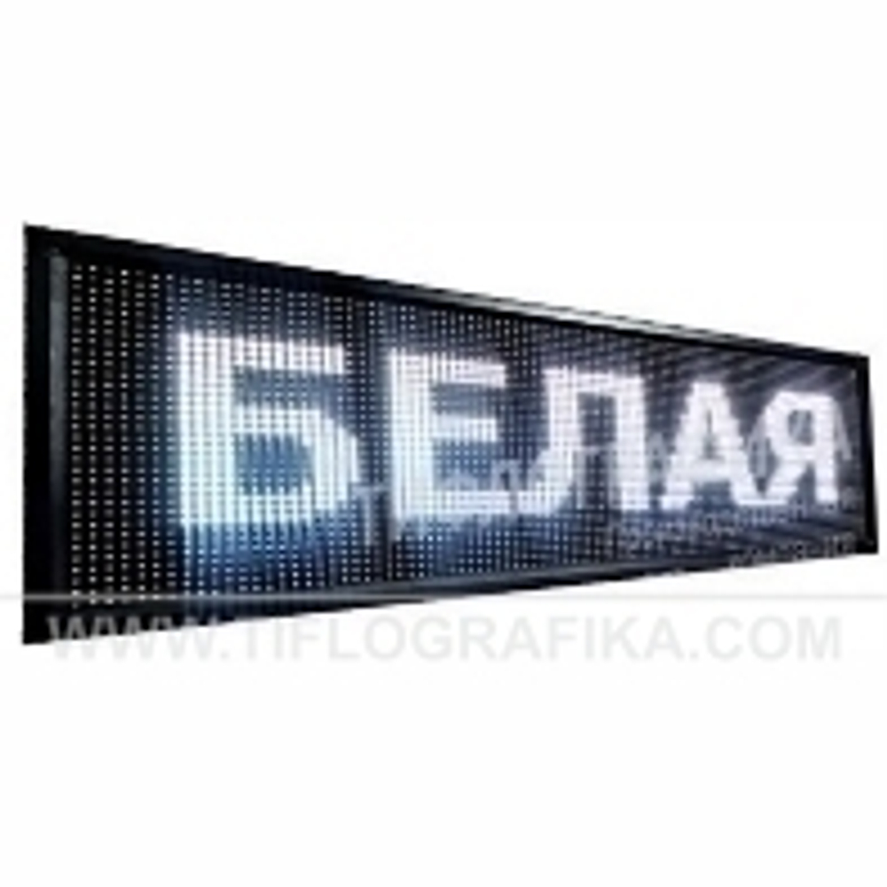 Светодиодное табло "Бегущая строка" белого свечения 880х1040x90 мм